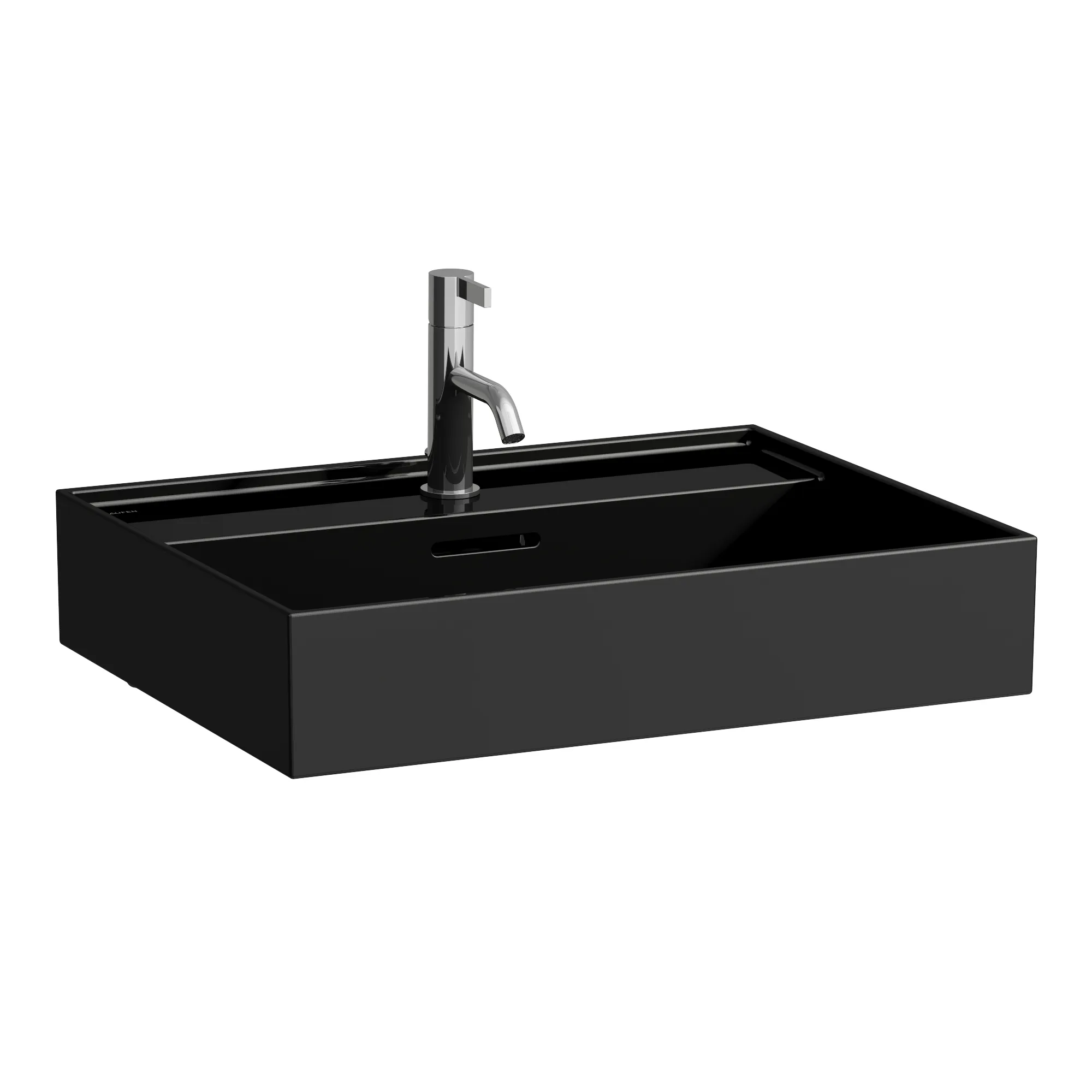 Aufsatzwaschtisch Kartell • 460x600x145 1 Hahnloch mit Überlauf weiß