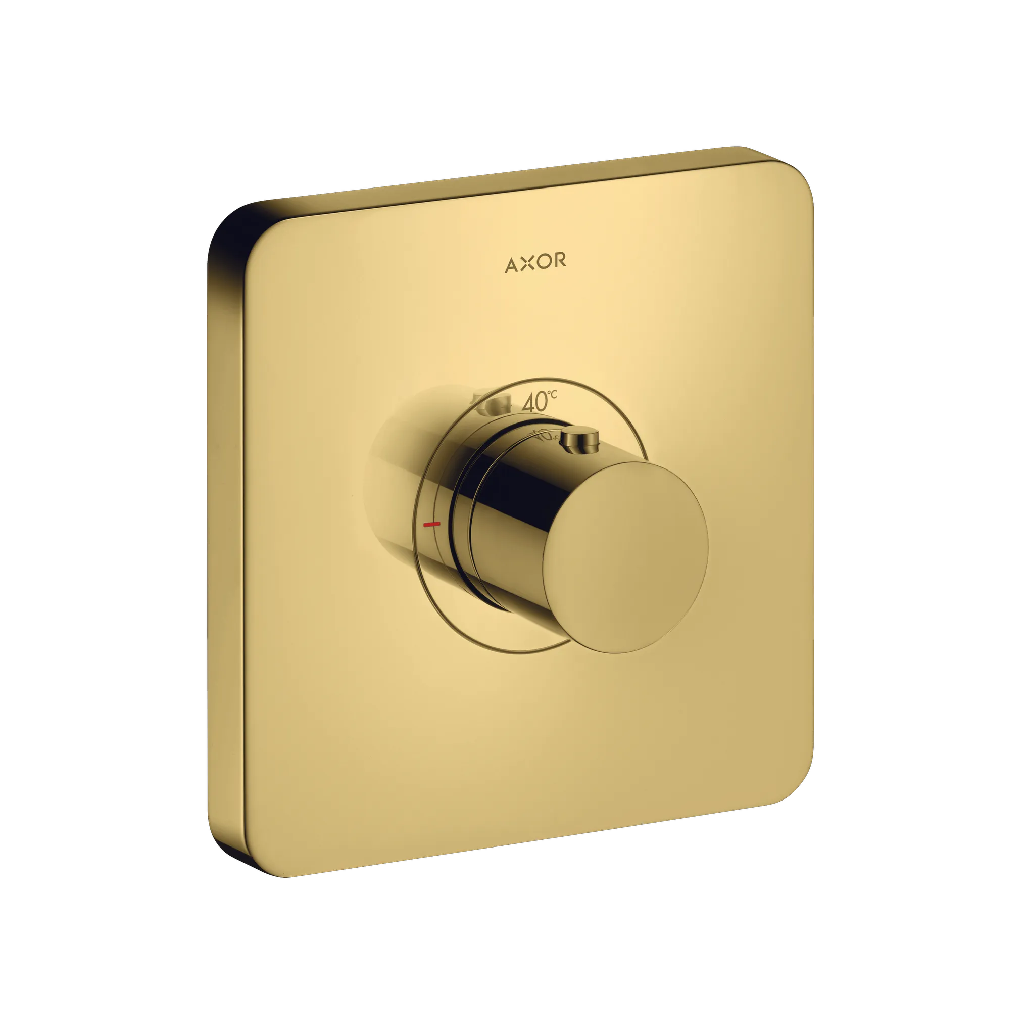 Hansgrohe AXOR ShowerSelect Thermostat HighFlow Unterputz softsquare, Polished Gold Optic