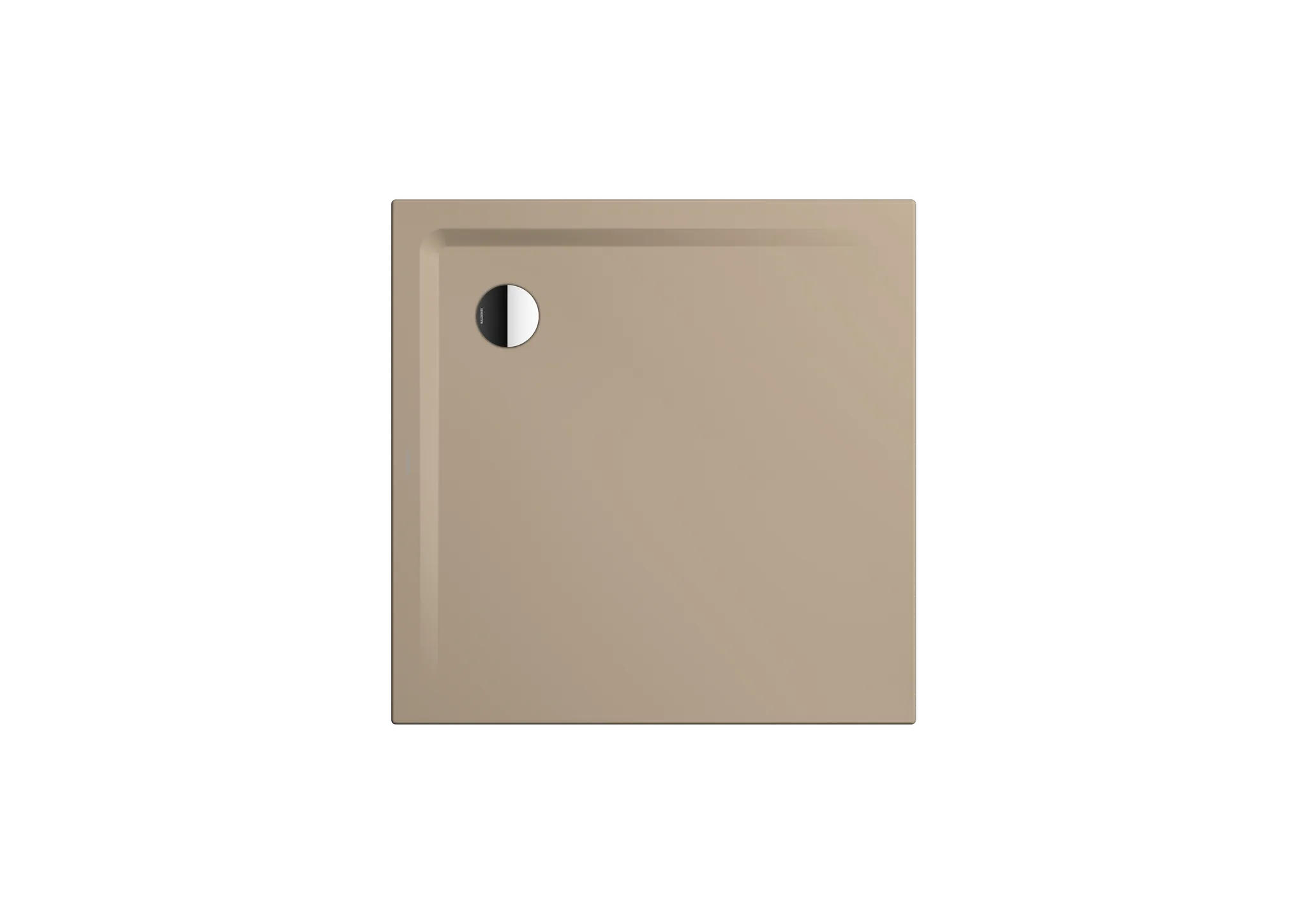 Kaldewei Duschwanne „Superplan“ 120 × 120 cm ohne Oberflächenbeschichtung, mit Perl-Effekt, in warm beige 40
