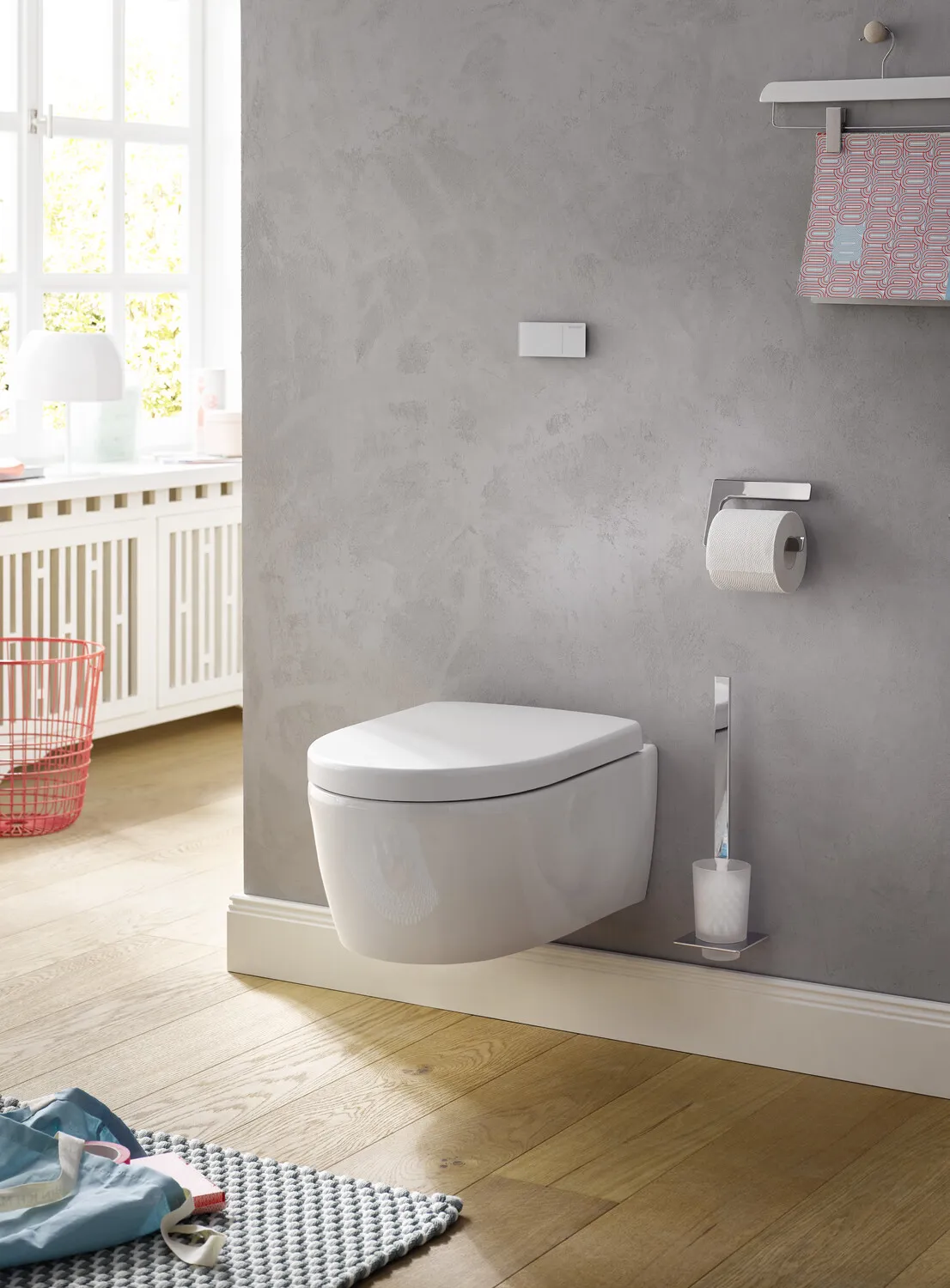 art Bürstengarnitur Glasteil satiniert, chrom art Bürstengarnitur Glasteil satiniert, chrom