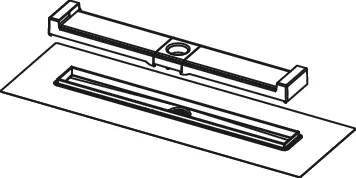 TECEdrainline-Evo, Duschrinne, 700 mm