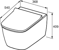TECE WC „neo“, Befestigung verdeckt, ohne Spülrand TECE WC „neo“, Befestigung verdeckt, ohne Spülrand