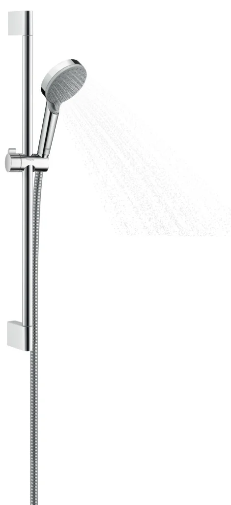 Hansgrohe Vernis Blend Brauseset Vario EcoSmart, Chrom, 100 mm Brausekopfgröße, 669 mm Brausestangenlänge Hansgrohe Vernis Blend Brauseset Vario EcoSmart, Chrom, 100 mm Brausekopfgröße, 669 mm Brausestangenlänge