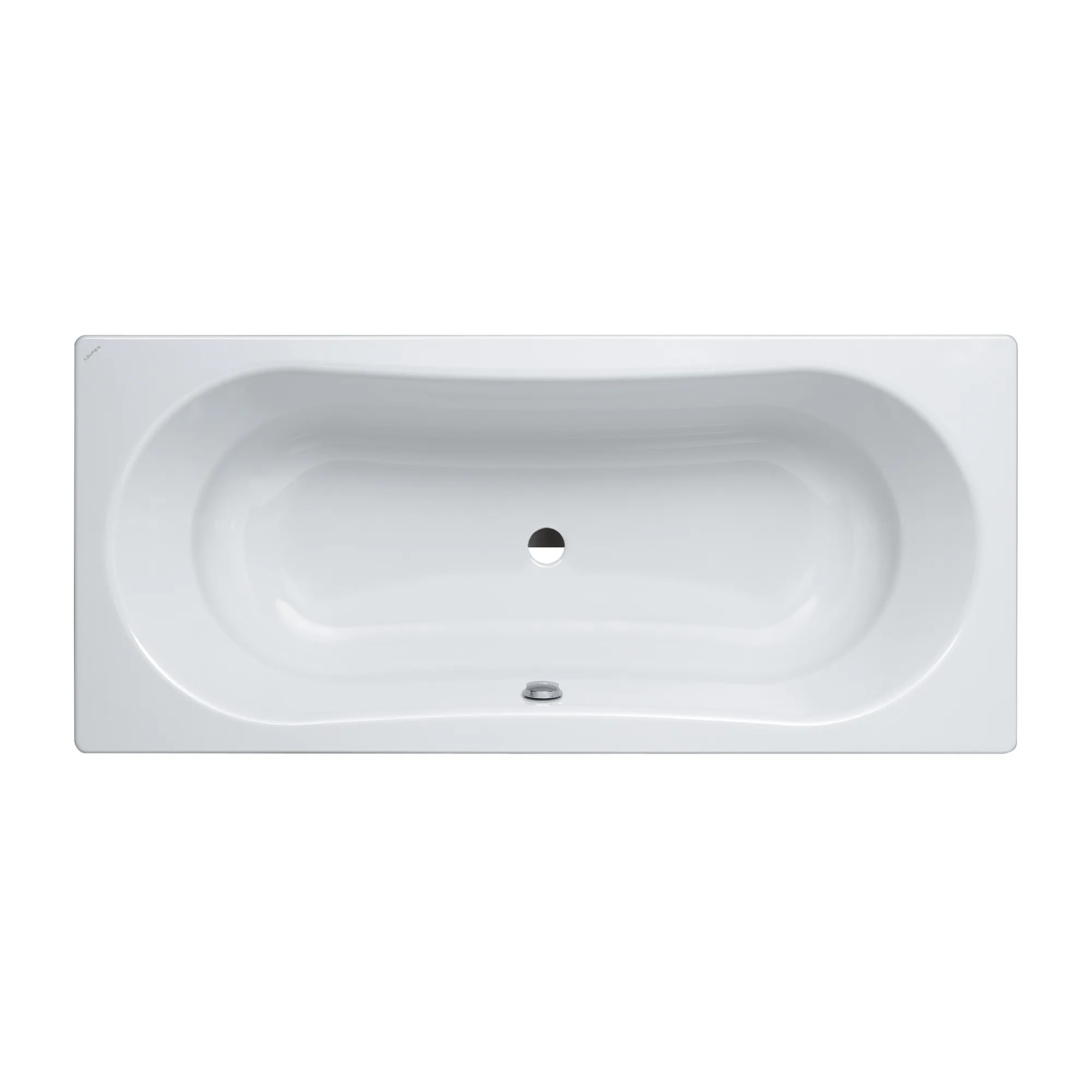 Einbau-Badewanne THALLIUM 800x1800x420 aus Stahl inklusive Schallschutz mit Wannenrand weiß Einbau-Badewanne THALLIUM 800x1800x420 aus Stahl inklusive Schallschutz mit Wannenrand weiß