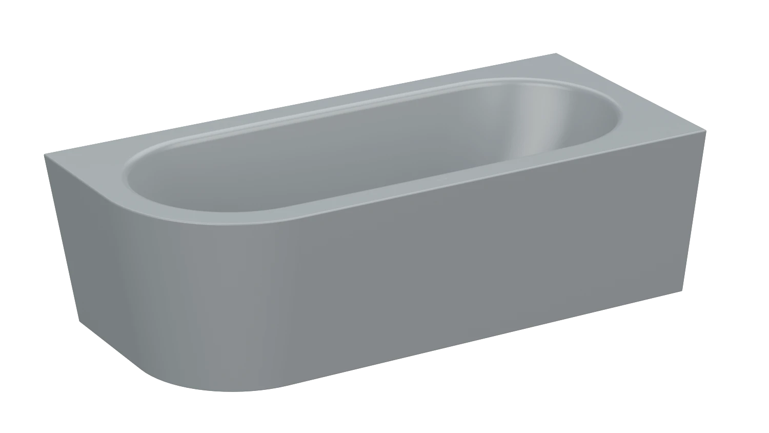 Bette rechteck Badewanne „BetteStarlet V Silhouette“ 185 × 85 cm in Quartz