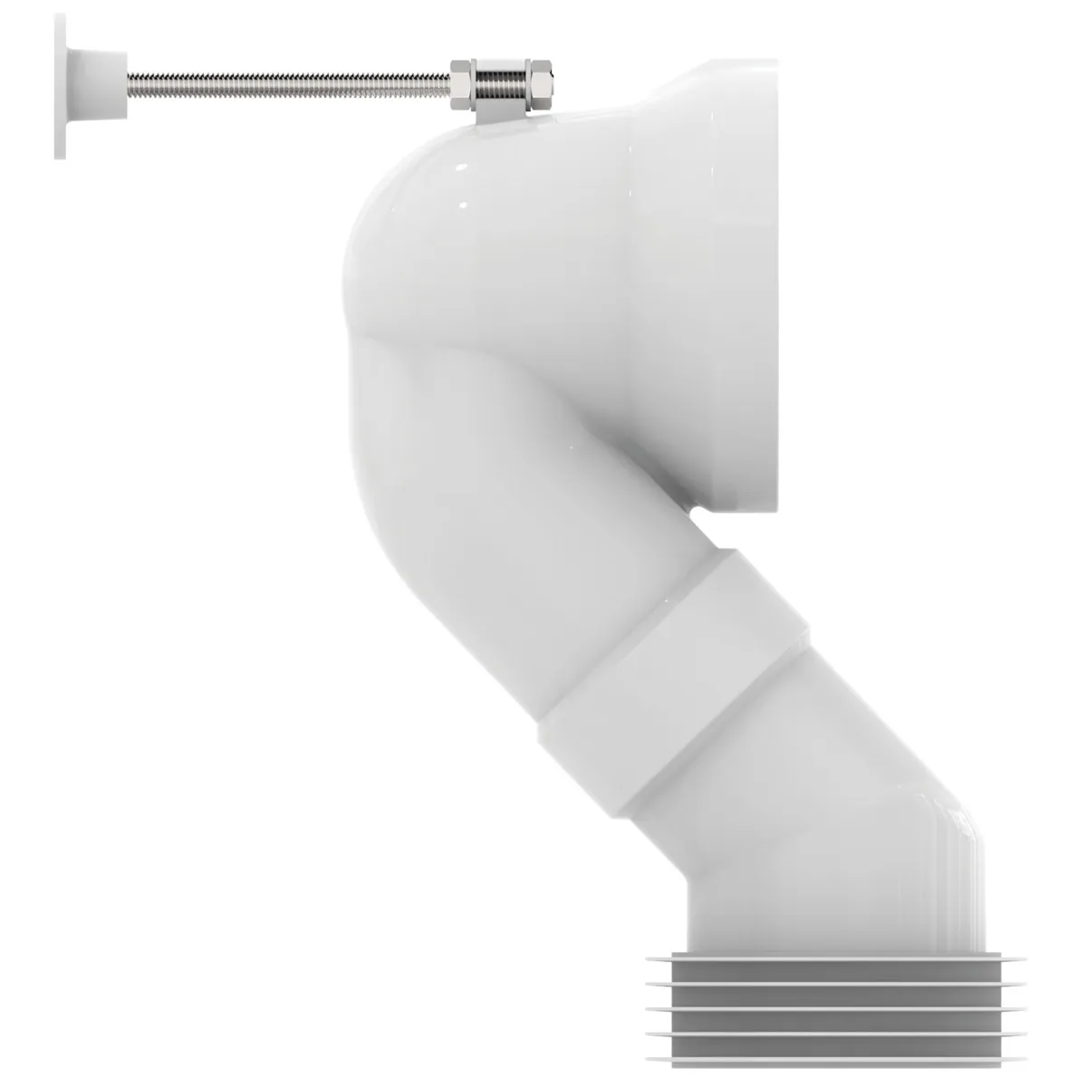Ideal Standard Anschlussstutzen Abgang 90mm, Serienübergreifend, 132x315x290 mm Ideal Standard Anschlussstutzen Abgang 90mm, Serienübergreifend, 132x315x290 mm