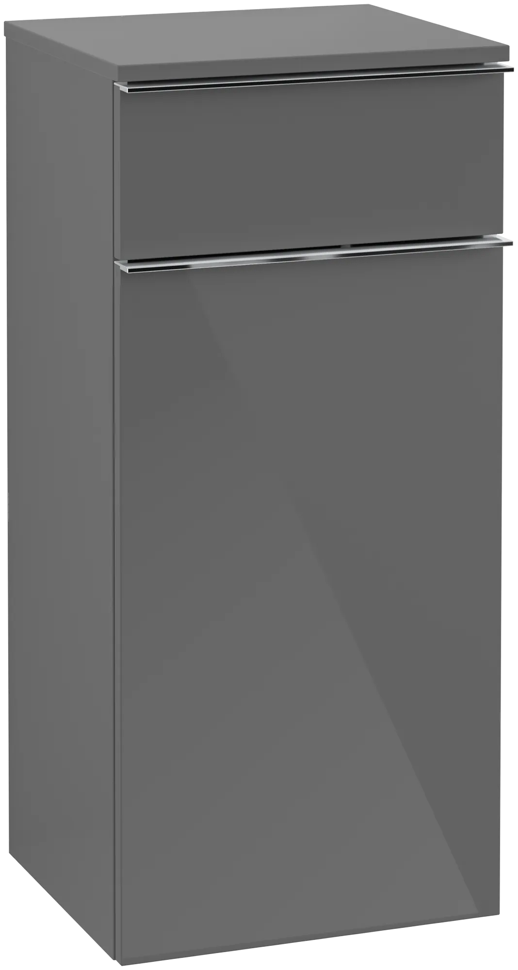 Villeroy & Boch Venticello Seitenschrank A95001 404x866x372mm Glossy Grey