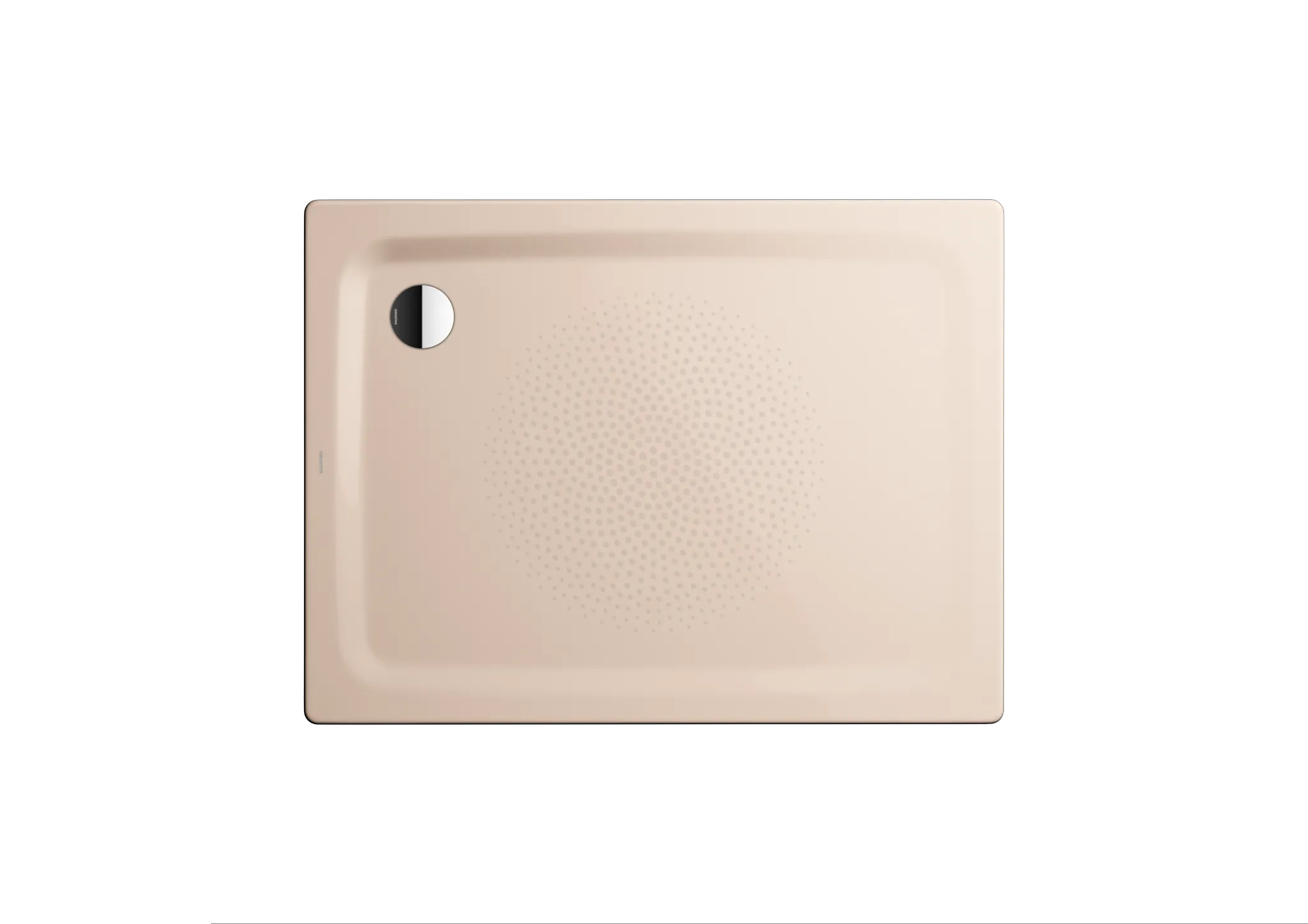 Kaldewei rechteck Duschwanne „Superplan Classic“ 100 × 80 cm mit Teilantislip, ohne Oberflächenveredelung, in bahamabeige
