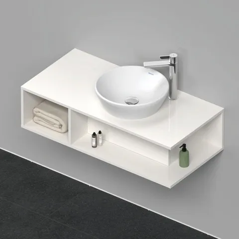 Duravit Waschtischunterschrank wandhängend „D-Neo“ 100 × 26 × 48 cm Weiß Hochglanz