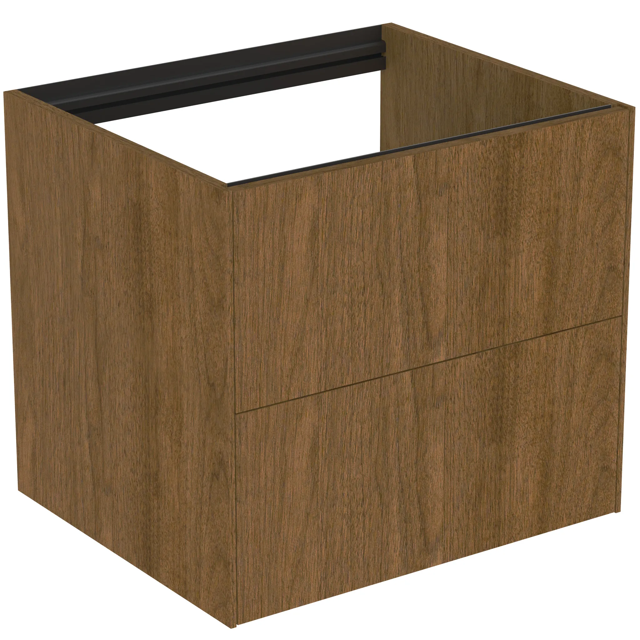 Ideal Standard Waschtischunterschrank „Conca“ 60 × 54 × 50,5 cm Walnuss dunkel Furnier Ideal Standard Waschtischunterschrank „Conca“ 60 × 54 × 50,5 cm Walnuss dunkel Furnier