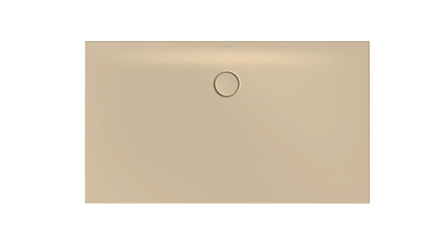 Bette rechteck Duschwanne „BetteFloor Side“ 1400 × 800 mm ohne Oberflächenbeschichtung, mit BetteGlasur Plus, ohne Wannenträger, in Bahamabeige