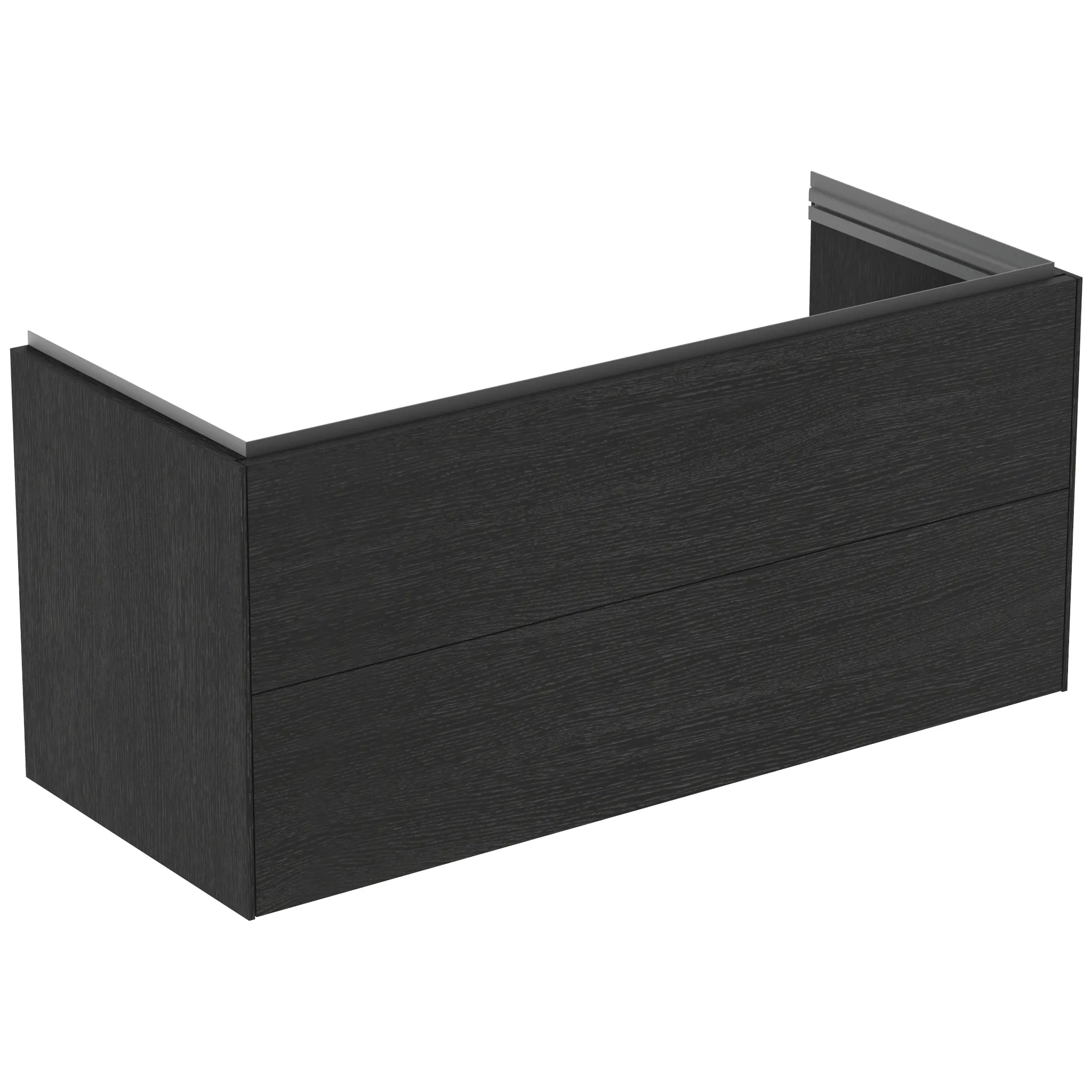 Ideal Standard Waschtischunterschrank „Conca“ 120 × 55,5 × 50,5 cm Eiche geflammt Furnier