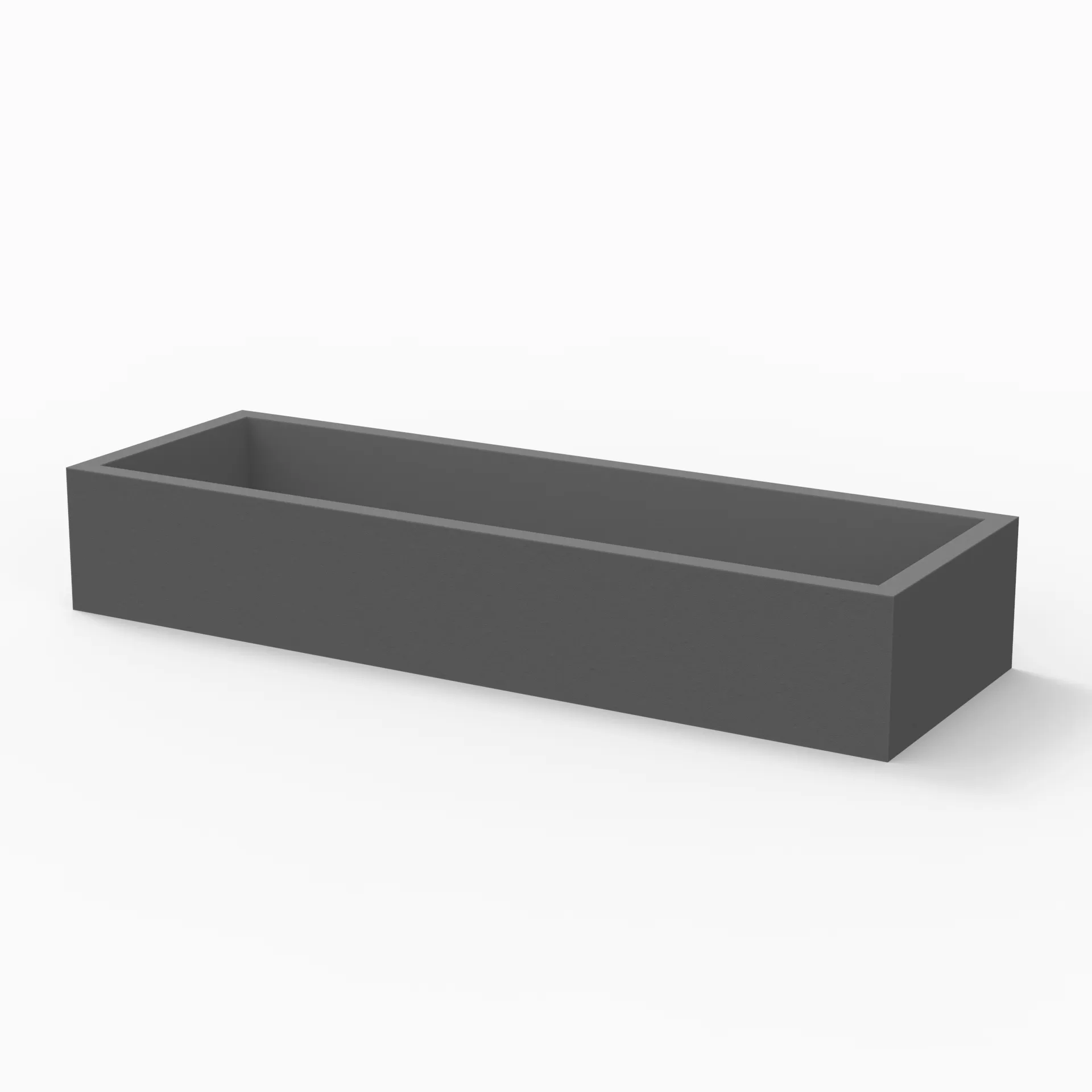 Inneneinteilung für WaschtischunterbauSchale klein1 FachFarbe Kunststoff / Anthrazit Inneneinteilung für WaschtischunterbauSchale klein1 FachFarbe Kunststoff / Anthrazit
