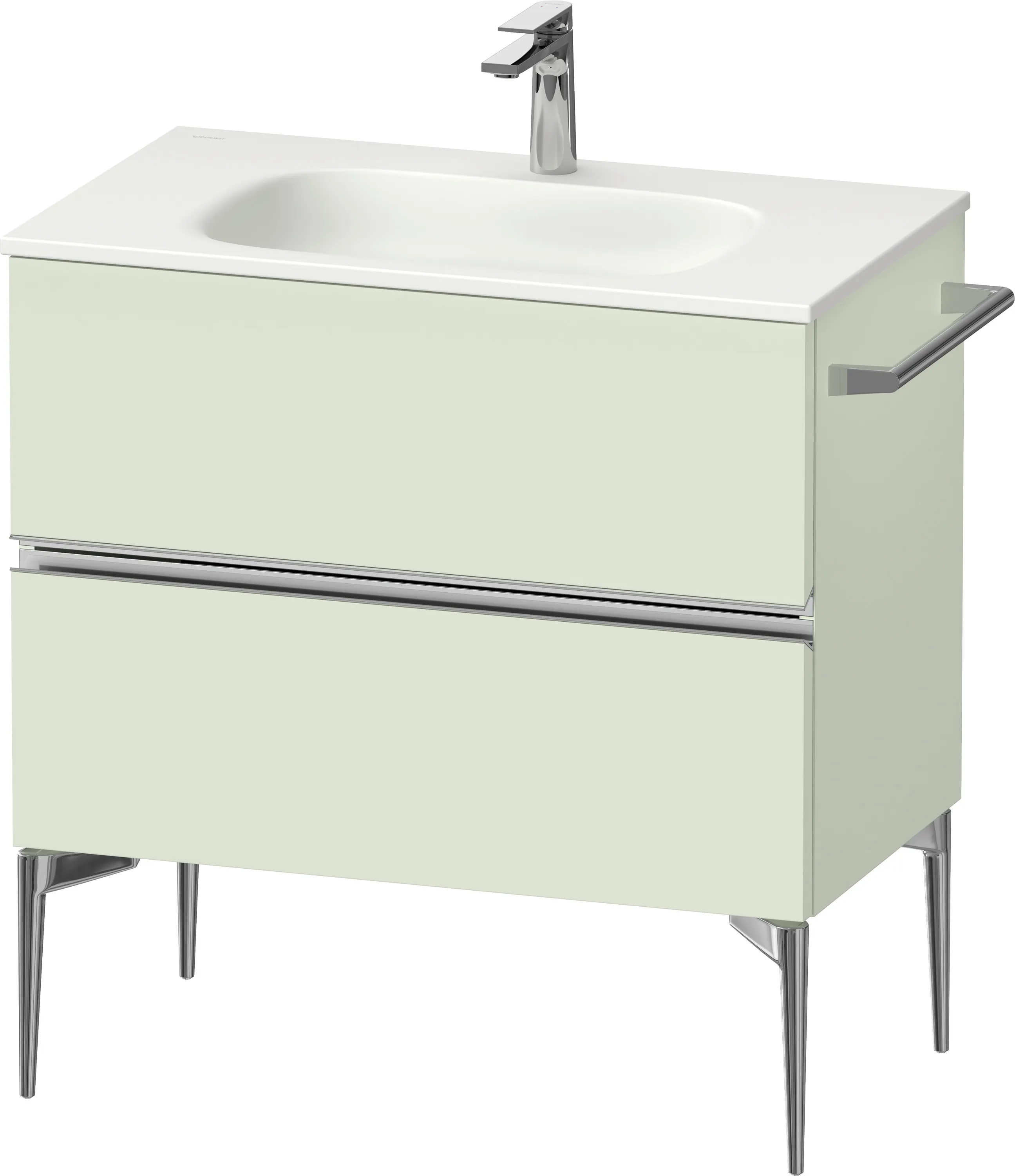 Duravit Waschtischunterschrank „Sivida“ 81 × 59,2 × 47,7 cm Blassgrün Matt Duravit Waschtischunterschrank „Sivida“ 81 × 59,2 × 47,7 cm Blassgrün Matt