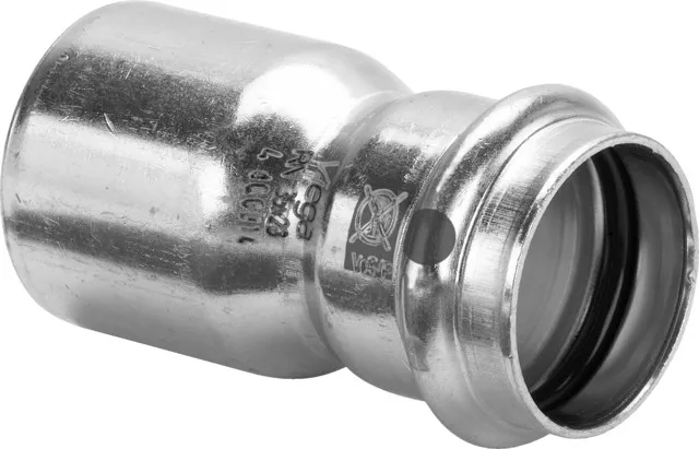 „Prestabo“ Reduzierstück mit 1 Muffe 54 × 35 mm „Prestabo“ Reduzierstück mit 1 Muffe 54 × 35 mm