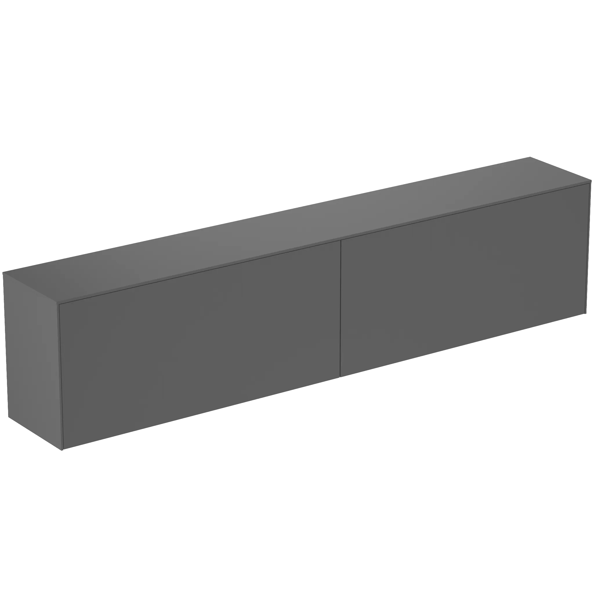 Ideal Standard Conca Waschtischplatte ohne Ausschnitt, Anthrazit, 2387x373mm Ideal Standard Conca Waschtischplatte ohne Ausschnitt, Anthrazit, 2387x373mm