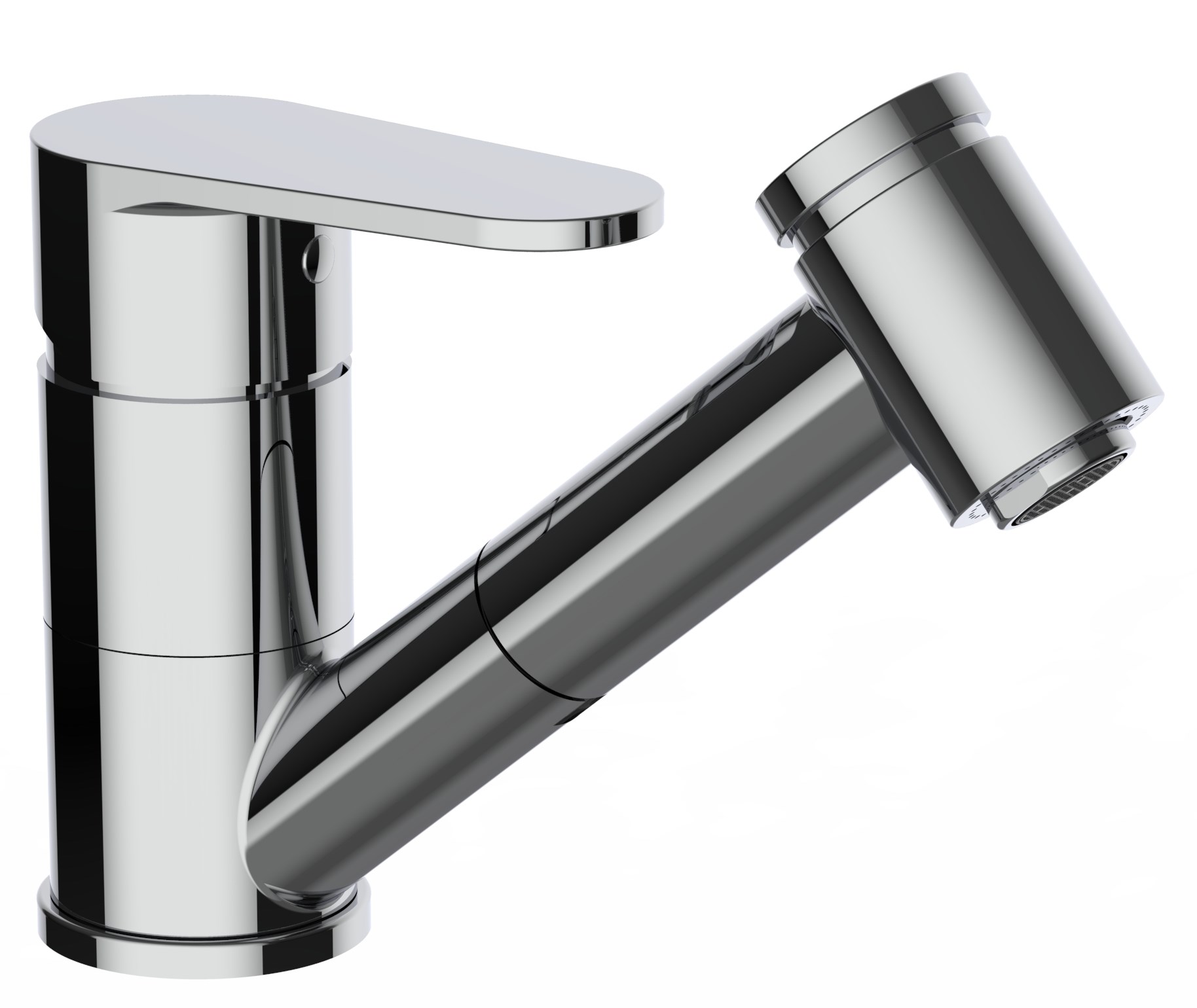 Spültisch-Einhandbatterie AqvaBasic I - herausziehbare Geschirrbrause - schwenkbarer Auslauf - Kartusche mit keramischen Dichtscheiben - Heißwassersperre - Wassermengendurchflussregulierung - flexible Druckschläuche 3/8", DVGW W270 - chrom Spültisch-Einhandbatterie AqvaBasic I - herausziehbare Geschirrbrause - schwenkbarer Auslauf - Kartusche mit keramischen Dichtscheiben - Heißwassersperre - Wassermengendurchflussregulierung - flexible Druckschläuche 3/8", DVGW W270 - chrom