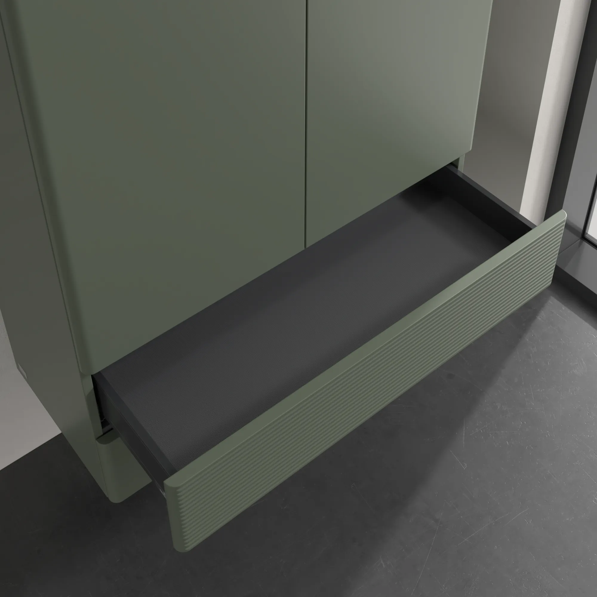 Villeroy & Boch Highboard Antao K47100 - Eckig, Leaf Green Matt Lacquer, 814x356 mm, Höhe 1039 mm