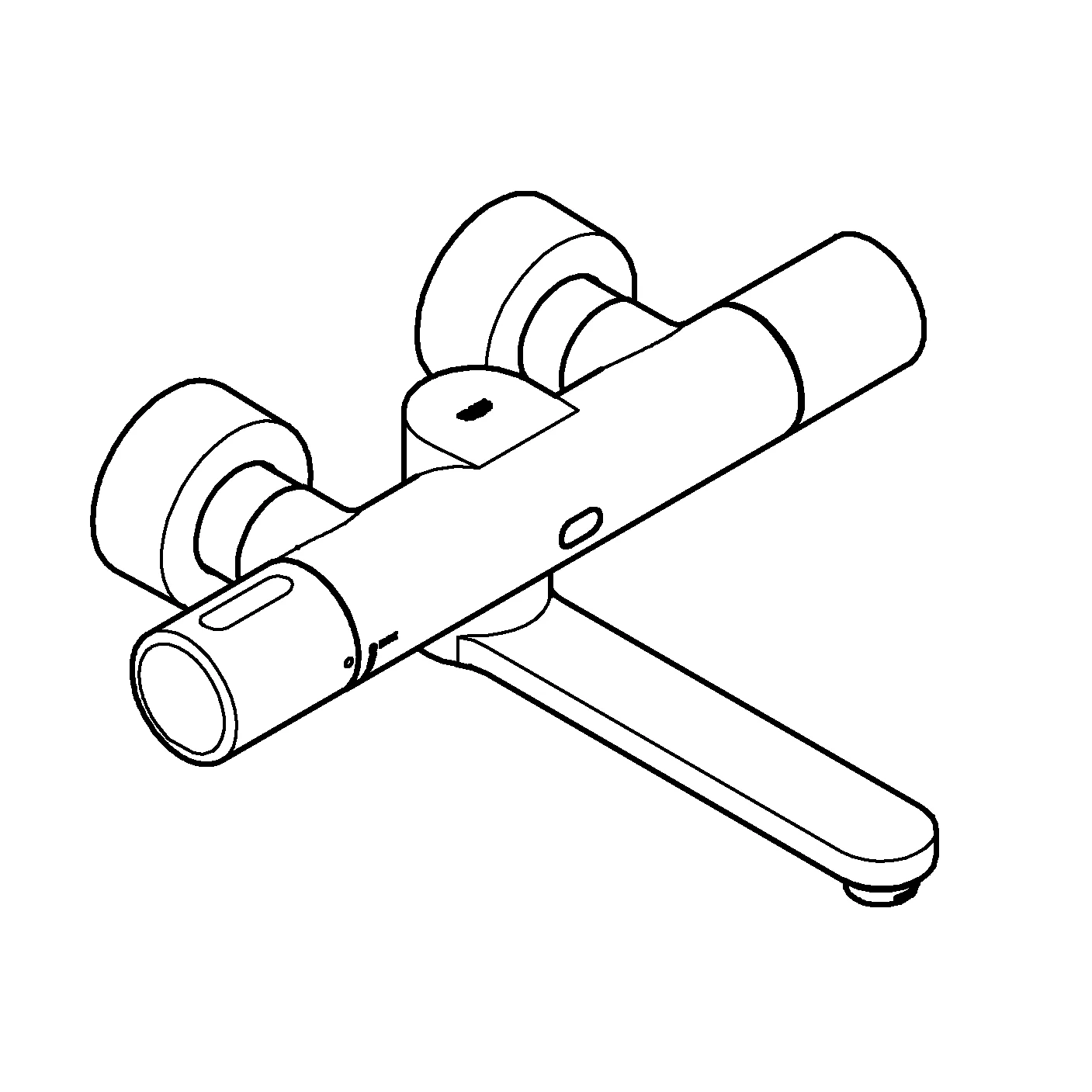 Infrarot-Elektronik für Waschtisch-Wandarmatur Eurosmart Cosmopolitan E Special 36455, mit Mischeinrichtung und Thermostat, 6 V, Ausladung 255 mm Infrarot-Elektronik für Waschtisch-Wandarmatur Eurosmart Cosmopolitan E Special 36455, mit Mischeinrichtung und Thermostat, 6 V, Ausladung 255 mm
