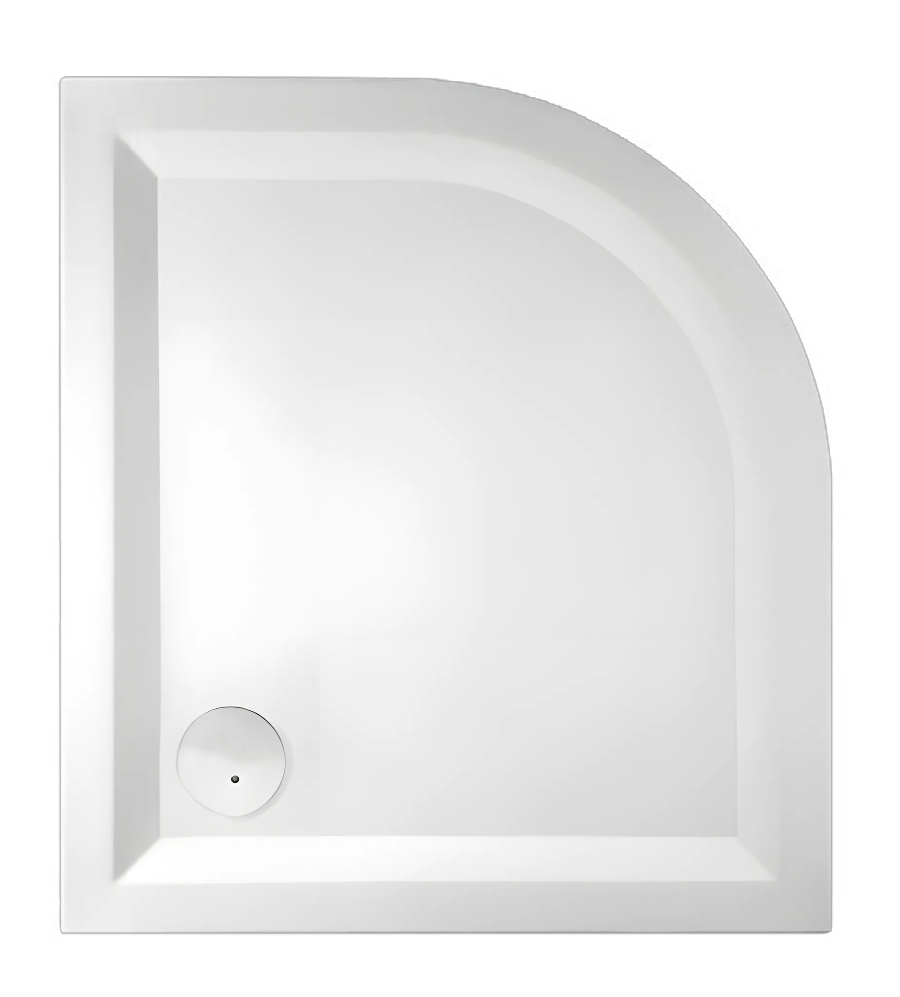 Mauersberger Duschwanne „albis“ 1000 × 900 mm in Weiß