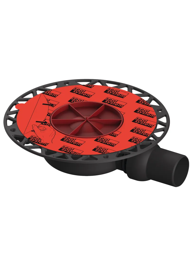 drainpoint S Ablauf DN 50 superflach mit Seal System Universalflansch drainpoint S Ablauf DN 50 superflach mit Seal System Universalflansch