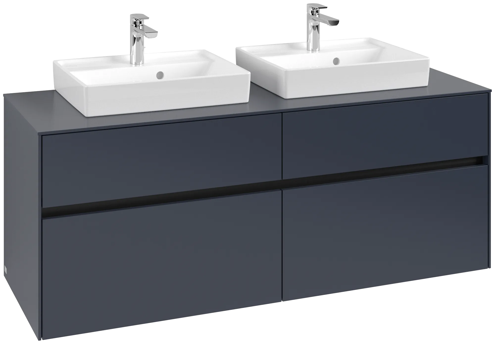 Villeroy & Boch Collaro Waschbeckenunterschrank C076B0 1400x548x500mm Marine Blue