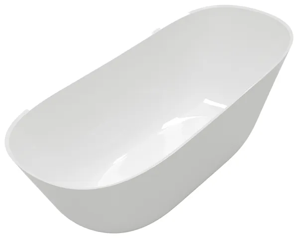 Villeroy & Boch Badewanne „Theano“ freistehend soft-edge 170 × 75 cm in Weiß Alpin