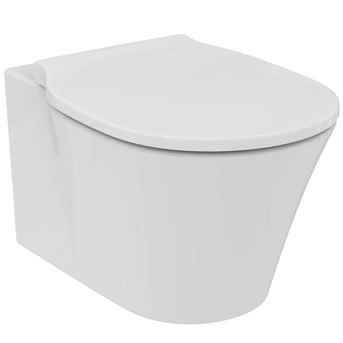 Wand-WC-Kombipaket Connect Air Randlos mit WC-Sitz Softclosing 365x540mm Weiß