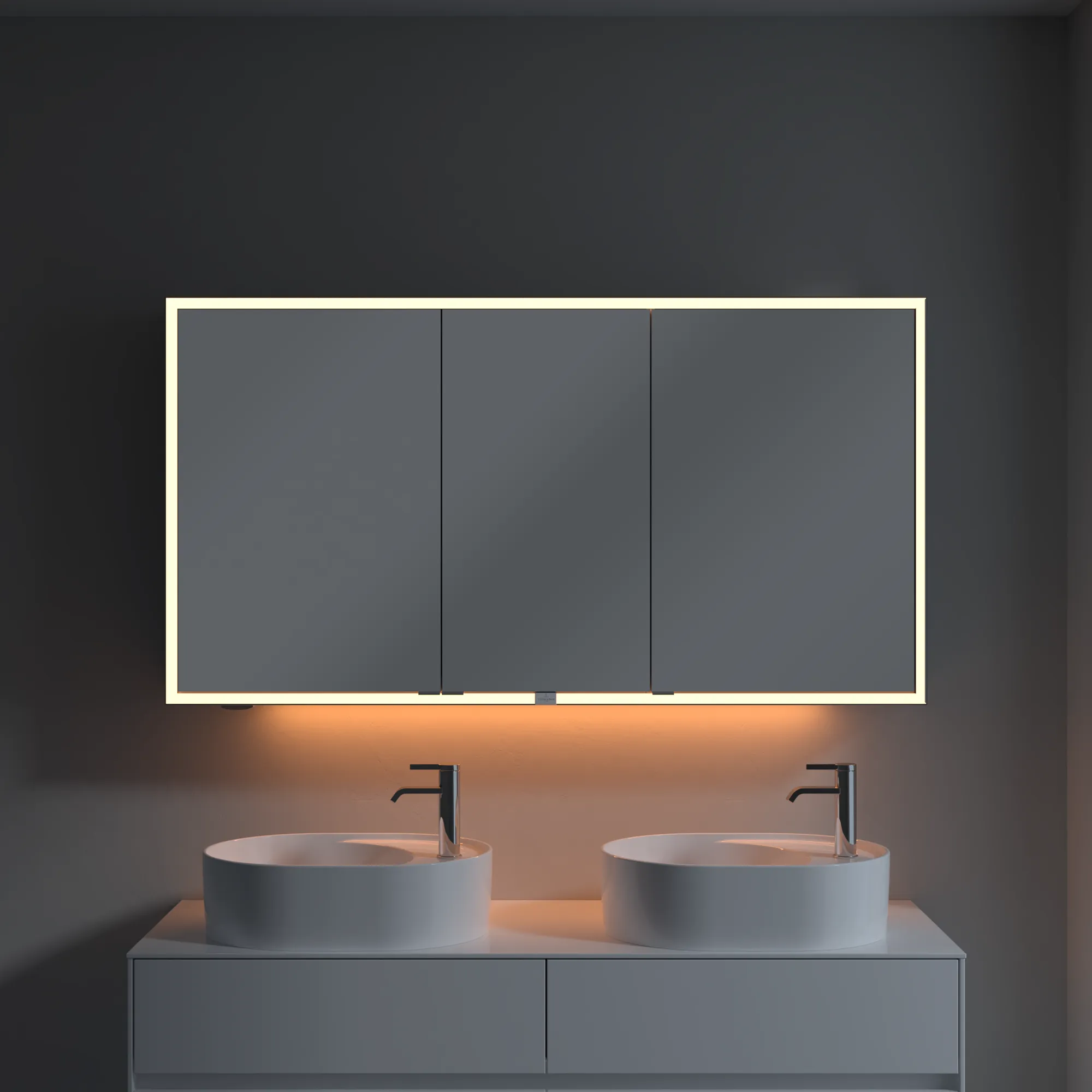 Villeroy & Boch Vorbau-Spiegelschrank „My View Now“ 1400 × 750 × 168 mm in White Matt