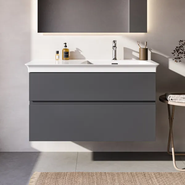 Waschtischarmatur Grande La Dolce Vita mit Ablaufgarnitur Brushed Gold