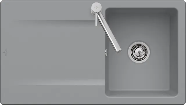 Villeroy & Boch Einbau-Küchenspülbecken „Siluet“ 50 900 × 510 × 220 mm in Timber Villeroy & Boch Einbau-Küchenspülbecken „Siluet“ 50 900 × 510 × 220 mm in Timber