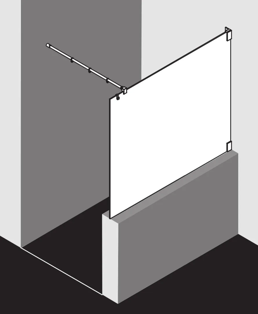 Kermi Duschdesign Walk-In-Duschkabine WALK-IN Wall „FILIA“ Glas Klar, Profile Silber Hochglanz, BV: 800 - 800 mm H: 2000 mm Kermi Duschdesign Walk-In-Duschkabine WALK-IN Wall „FILIA“ Glas Klar, Profile Silber Hochglanz, BV: 800 - 800 mm H: 2000 mm