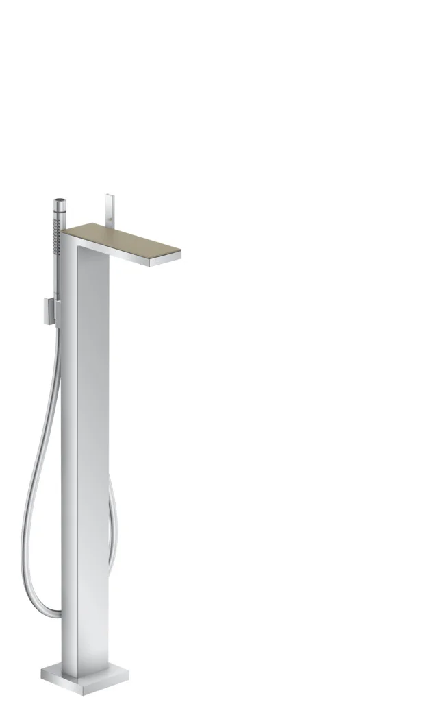 Hansgrohe AXOR MyEdition Einhebel-Wannenmischer bodenstehend, Chrom, Ausladung 196 mm