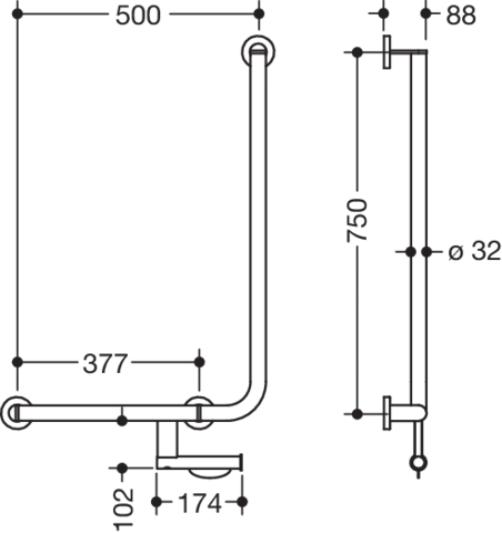 HEWI Haltegriff „System 900“