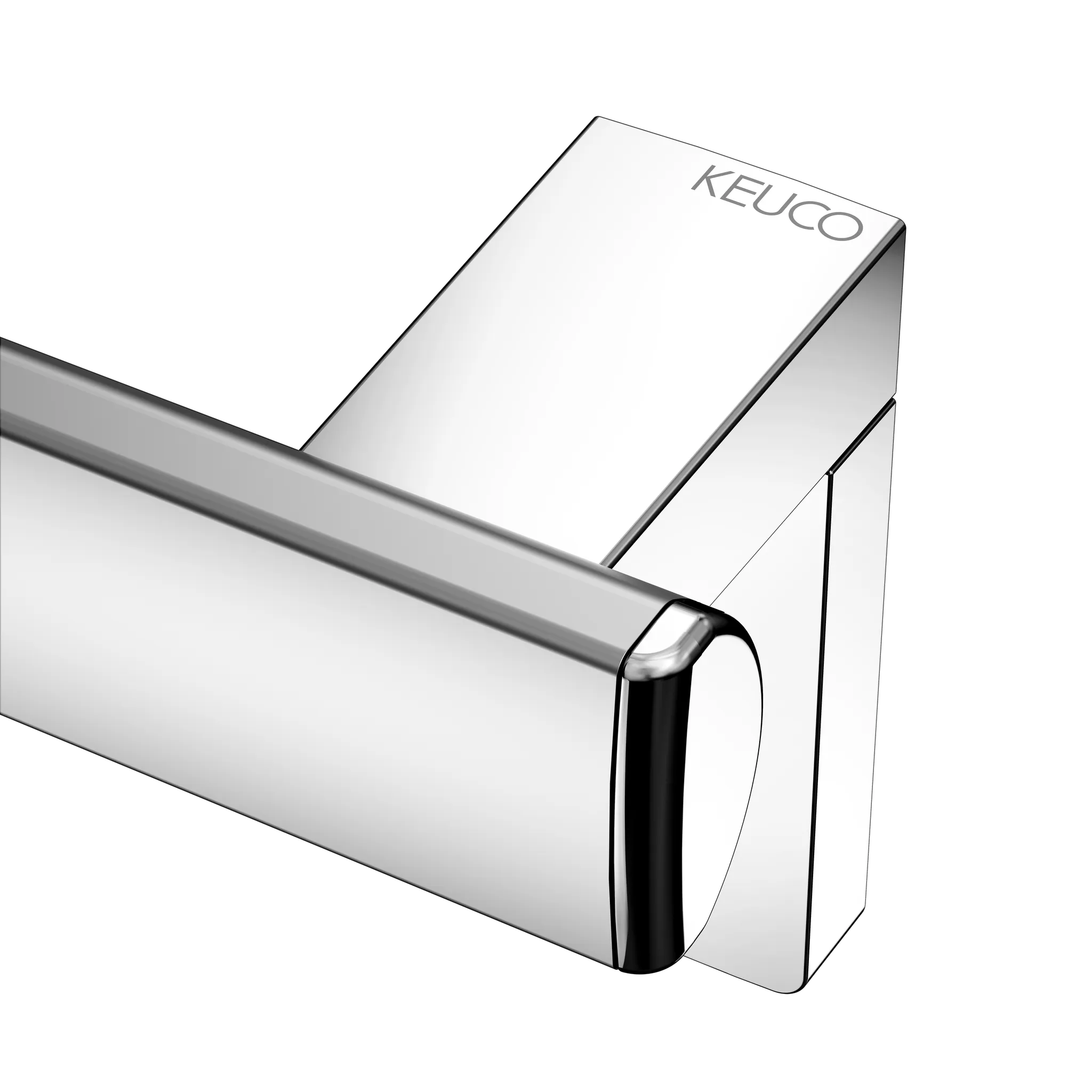 KEUCO AXESS Duschhandlauf mit Brausestange links 1140/1140/1300 mm silber-eloxiert