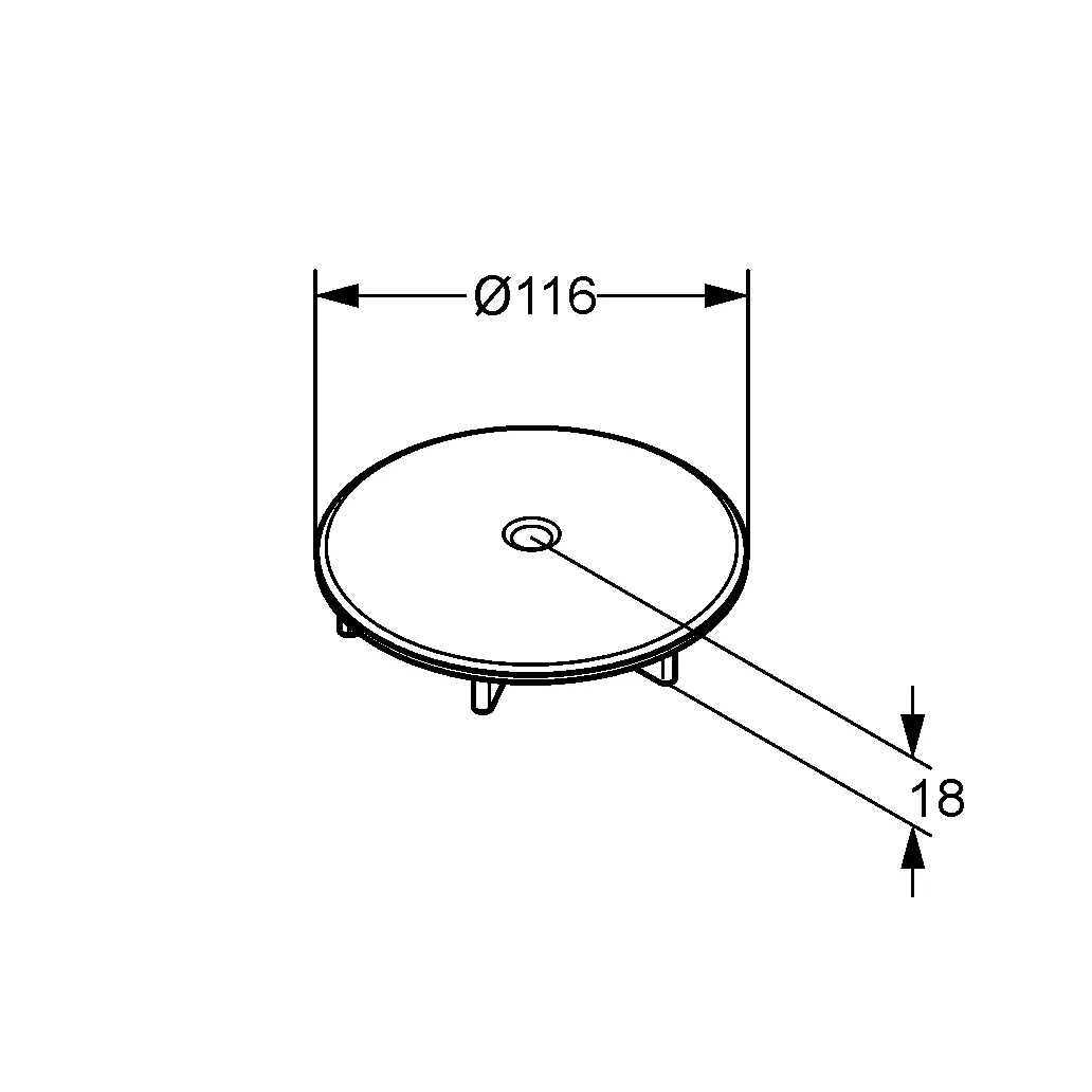 Kludi TASSO 90 Ablaufgarnitur Feinbau-Set für 21091 chrom Kludi TASSO 90 Ablaufgarnitur Feinbau-Set für 21091 chrom