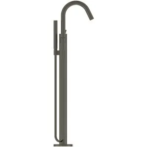 freistehende Badewannenarmatur Joy mit Stick-Handbrause Ausladung 190mm Brushed Gold freistehende Badewannenarmatur Joy mit Stick-Handbrause Ausladung 190mm Brushed Gold