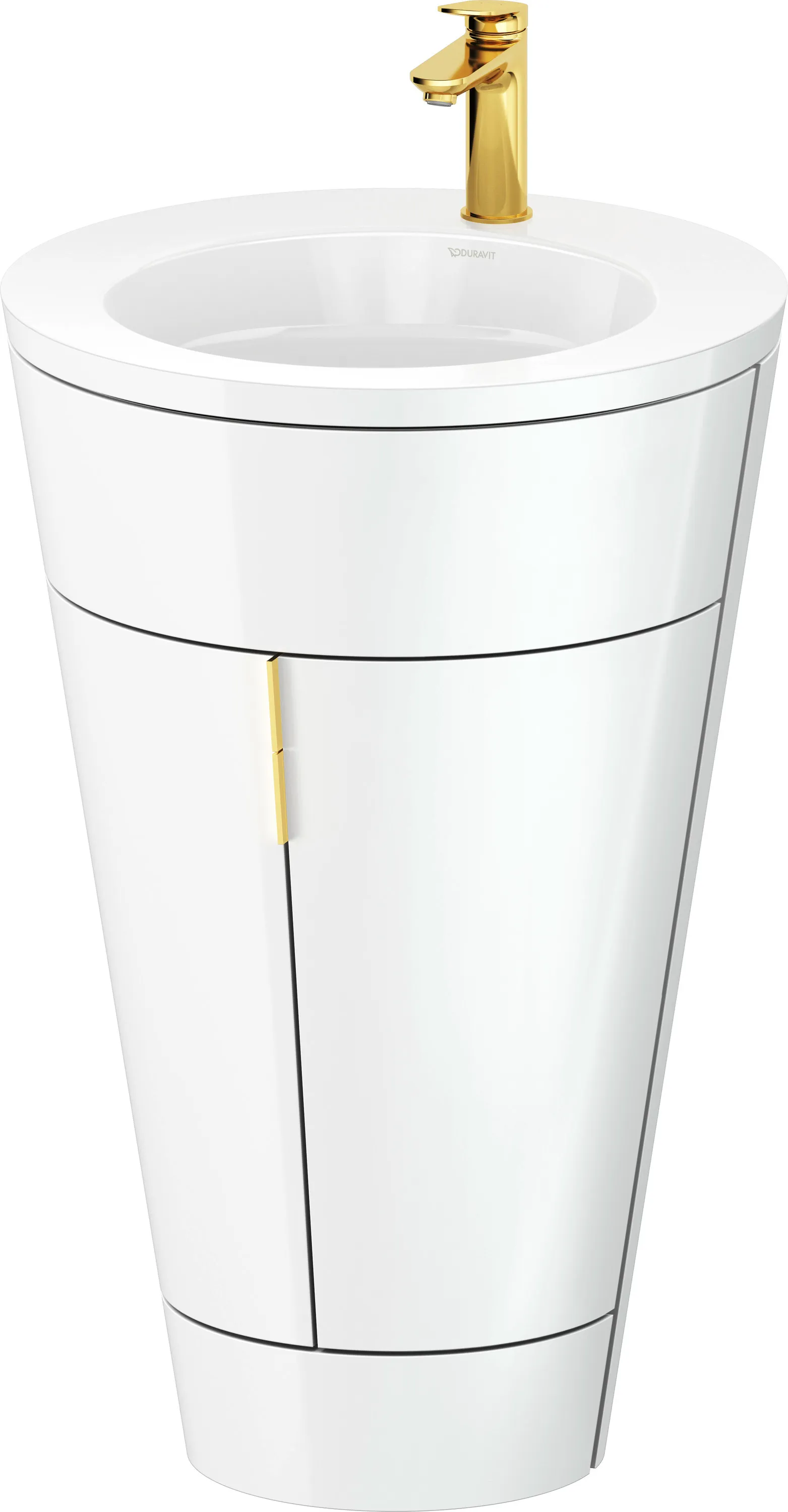 Duravit Waschtischunterschrank bodenstehend „Starck 1“ 56 × 86,4 × 60,5 cm in Weiß Seidenmatt Duravit Waschtischunterschrank bodenstehend „Starck 1“ 56 × 86,4 × 60,5 cm in Weiß Seidenmatt