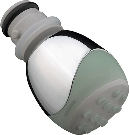 Hansgrohe Wechsel-Strahleinsatz Normalstrahl, Chrom – verstellbare Seitenbrause, 360° Drehbereich, 8 l/min Durchfluss