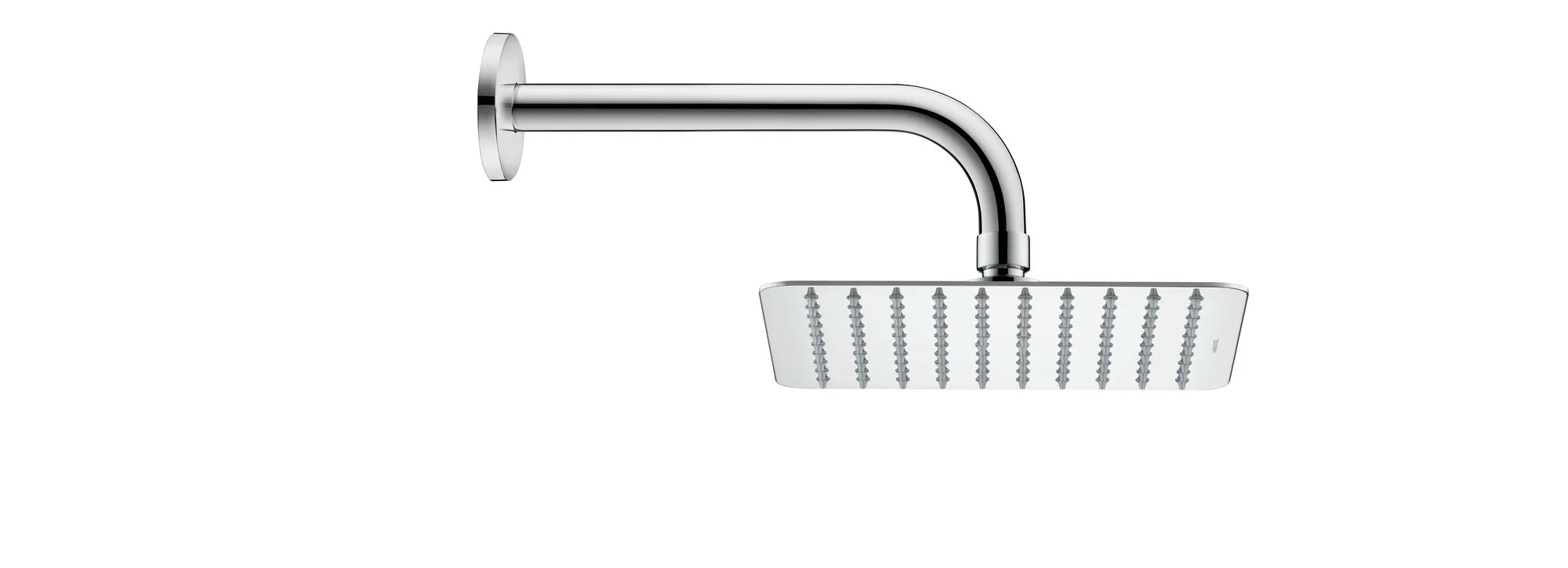 Kopfbrause eckig 300 chrom