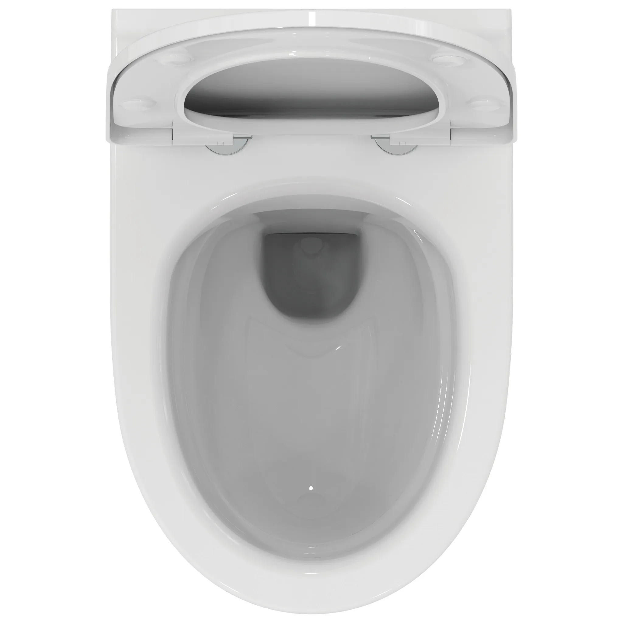 WC-Paket i.life A Randlos mit Universal WC-Sitz Softclose Weiß