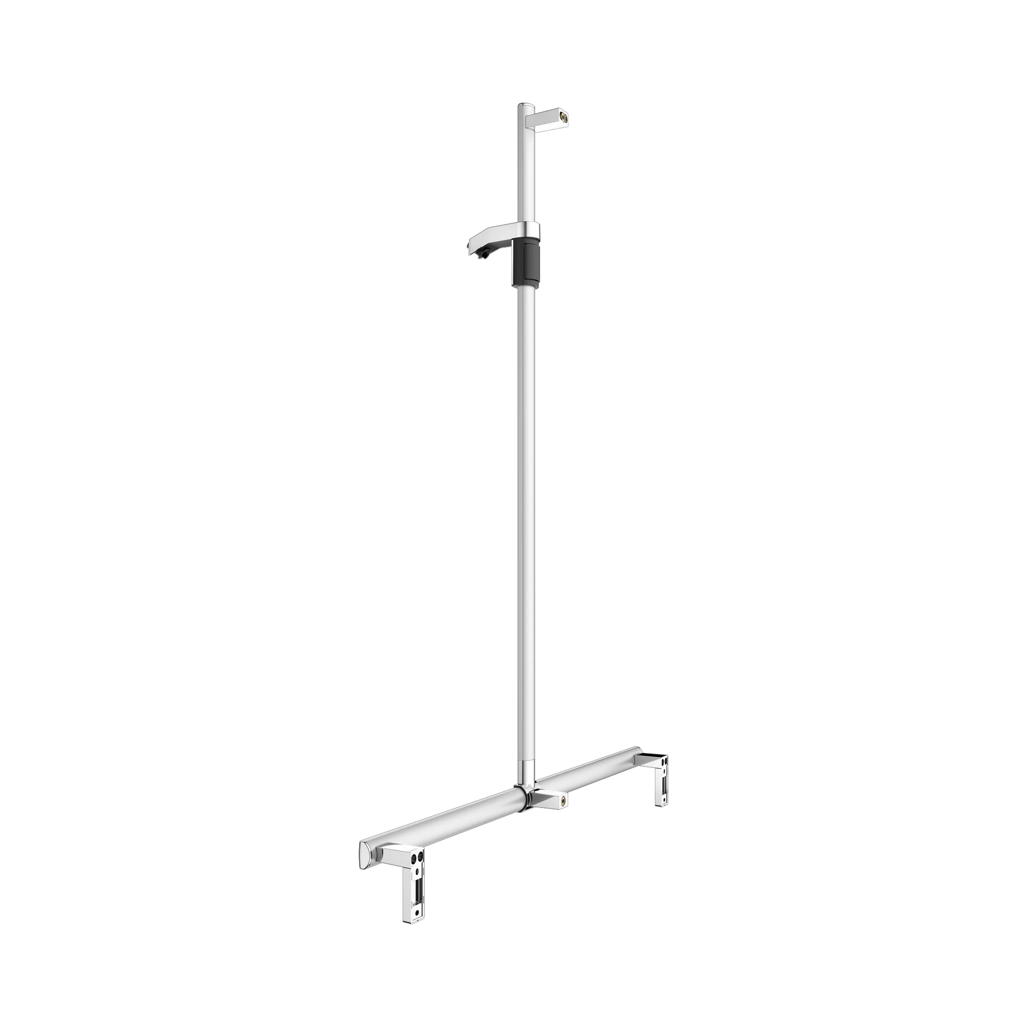 KEUCO AXESS Duschhandlauf mit Brausestange 1000/1300 mm silber-eloxiert