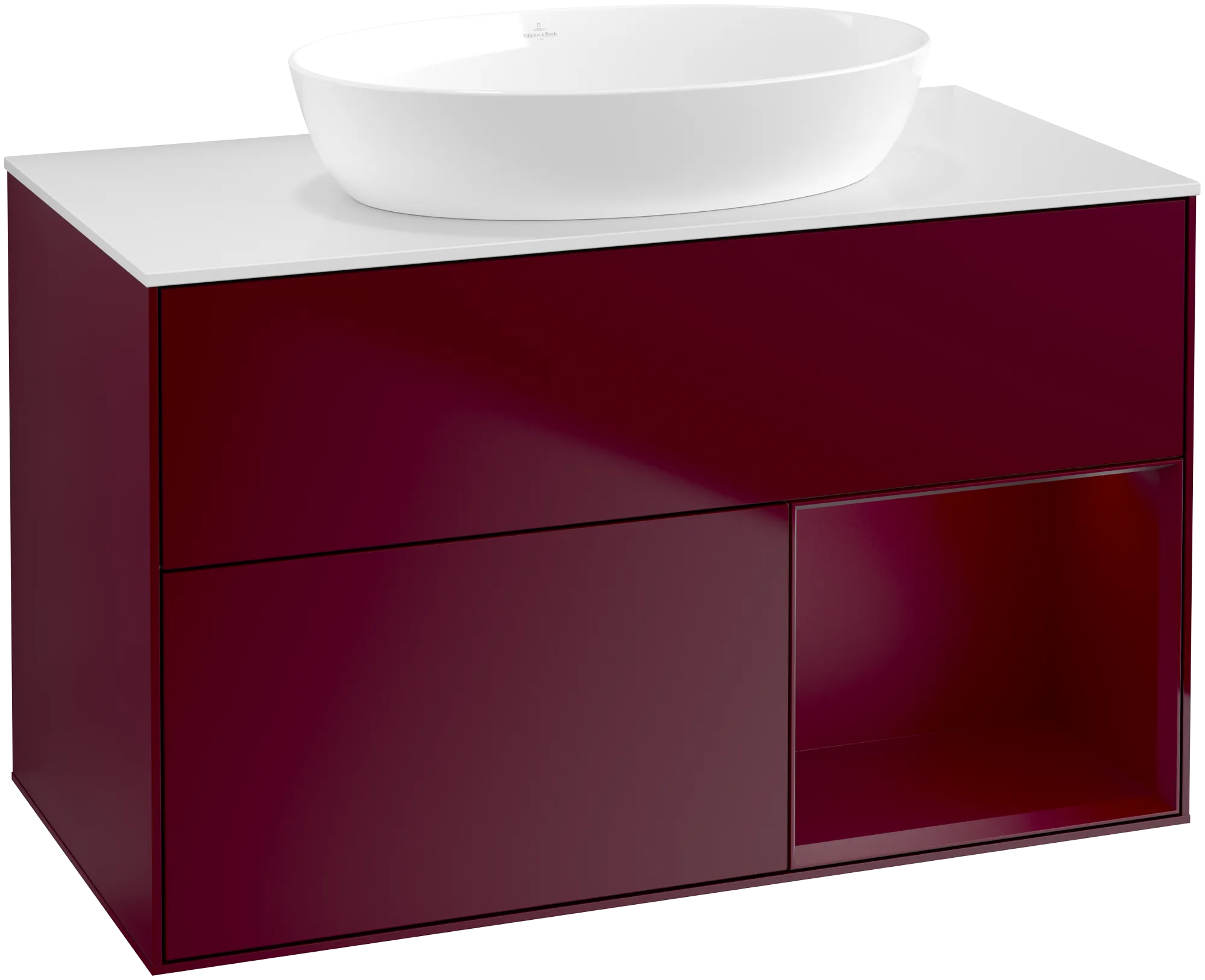 Villeroy & Boch Finion Waschbeckenunterschrank GA2, 1000 x 603 x 501 mm, mit Beleuchtung