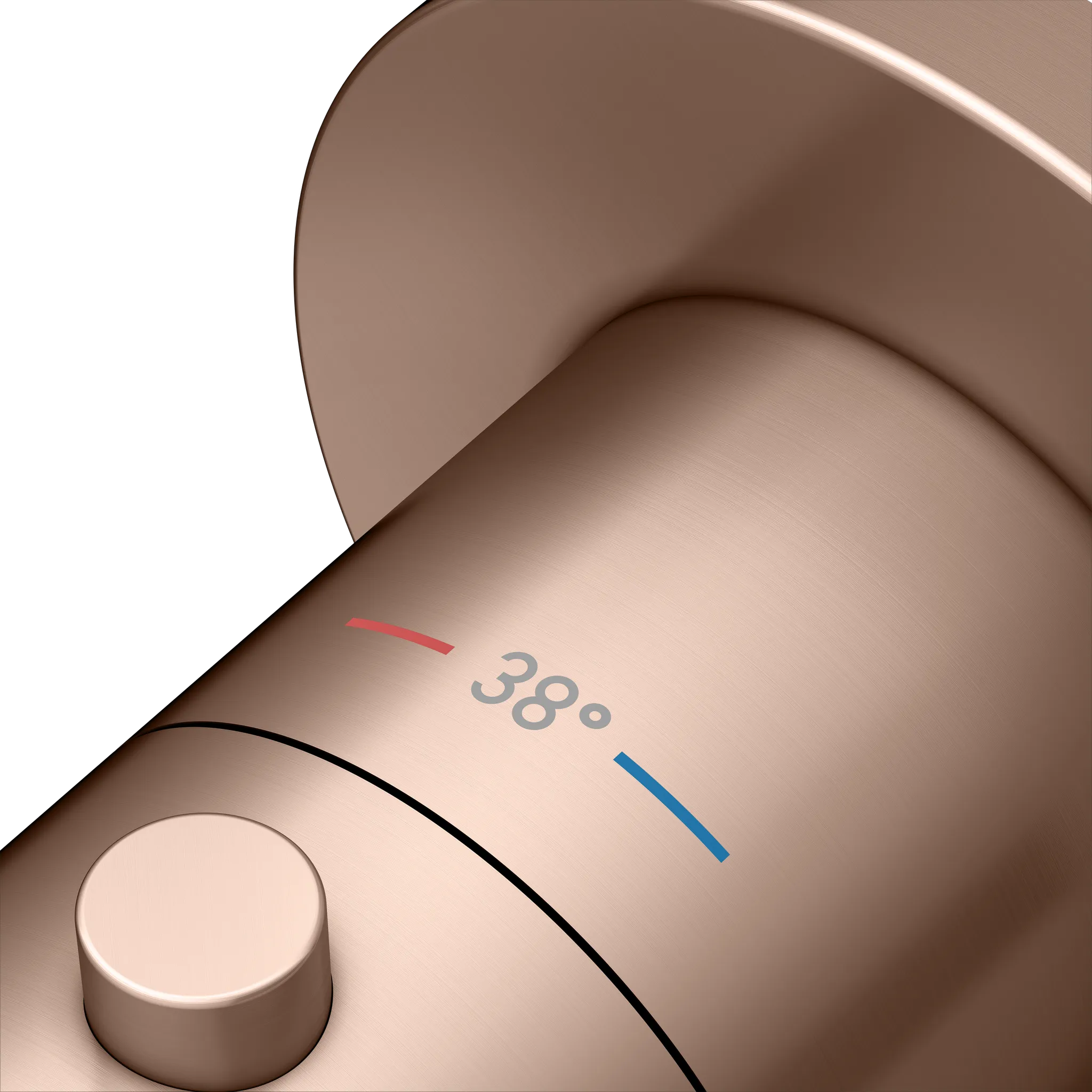 IXMO Thermostatarmatur UP DN15 Rotgold gebürstett rund IXMO Thermostatarmatur UP DN15 Rotgold gebürstett rund