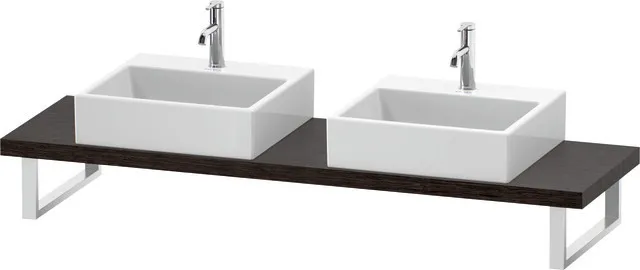 Duravit Konsole „L-Cube“ in Eiche Dunkel gebürstet