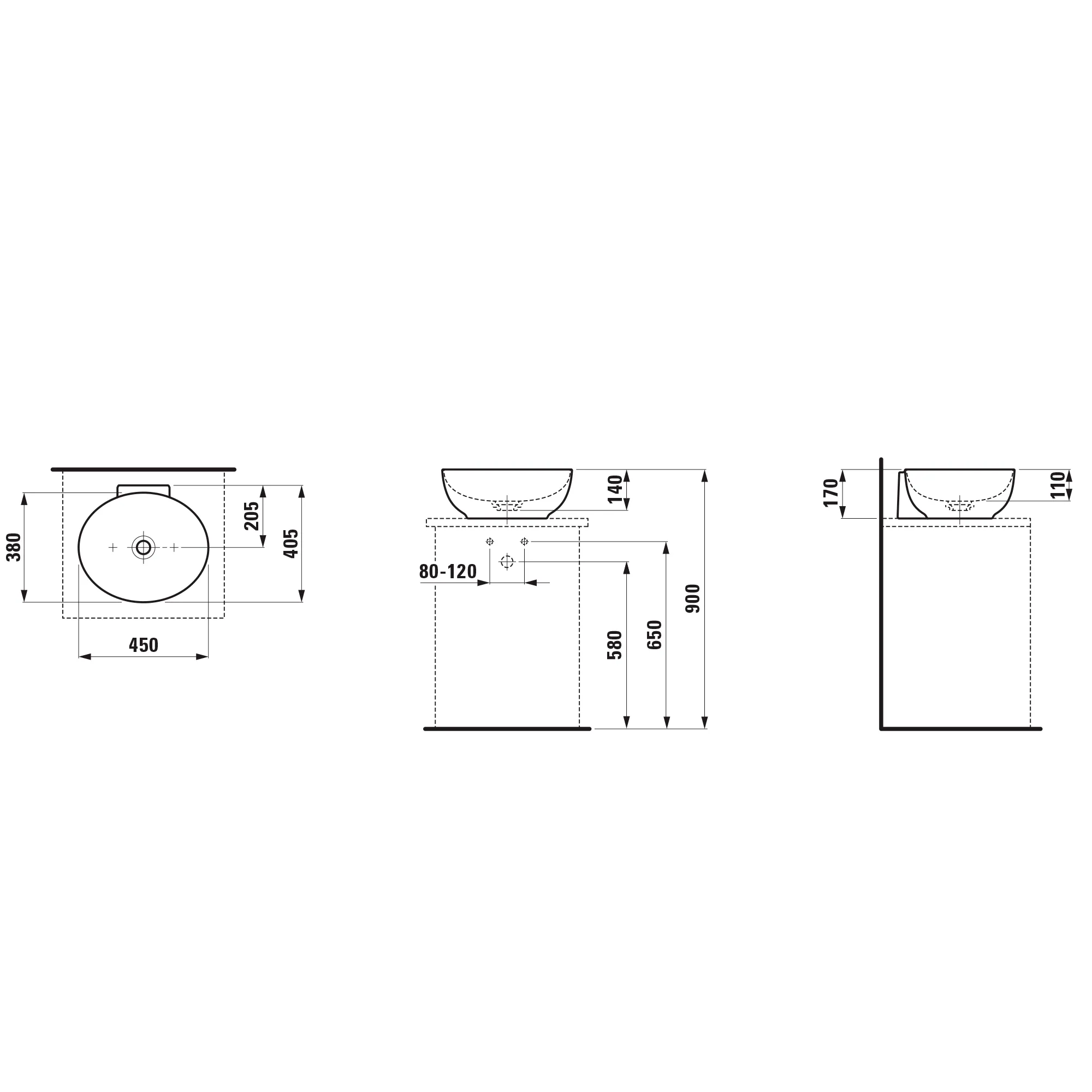 Waschbecken „Ilbagnoalessi“ in Weiß (matt) Waschbecken „Ilbagnoalessi“ in Weiß (matt)