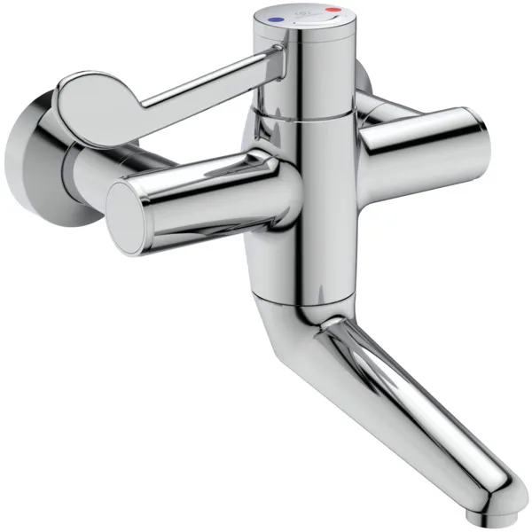 Wand-Waschtisch-Thermostat Ceraplus Safe SQ Ausladung 150mm Chrom Wand-Waschtisch-Thermostat Ceraplus Safe SQ Ausladung 150mm Chrom