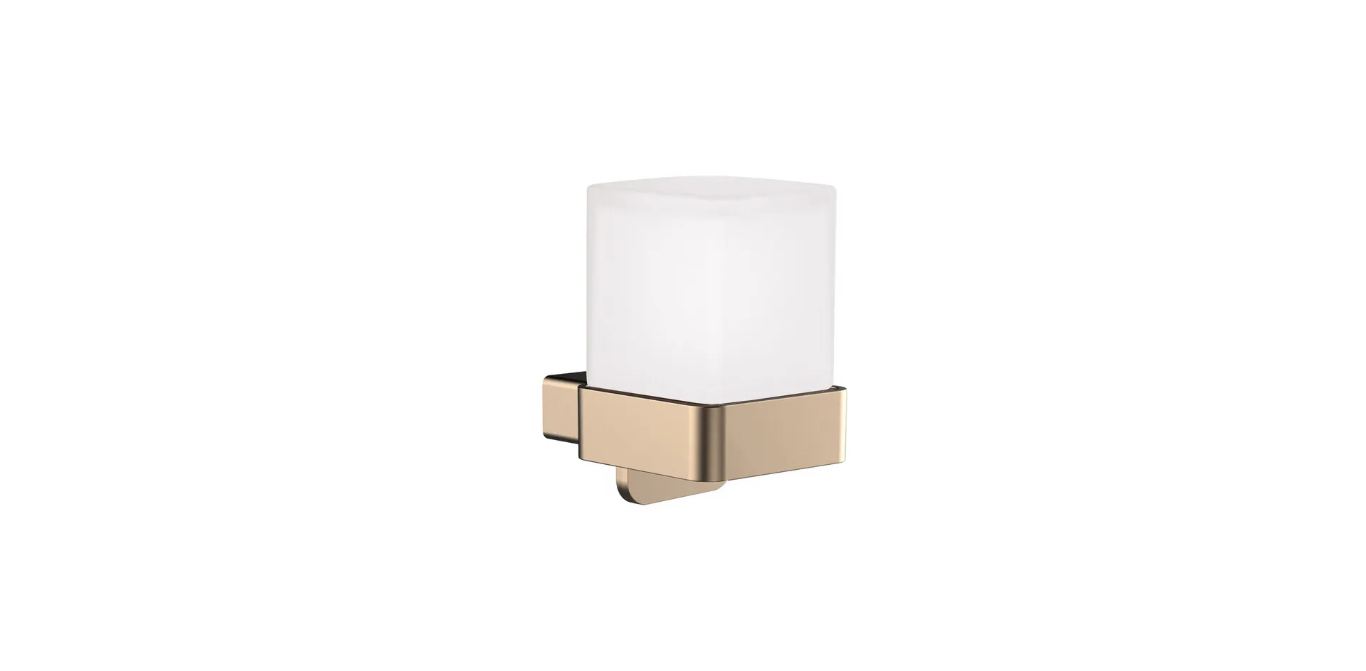 loft Einhand-SeifenspenderGlasteil satiniert, bronze