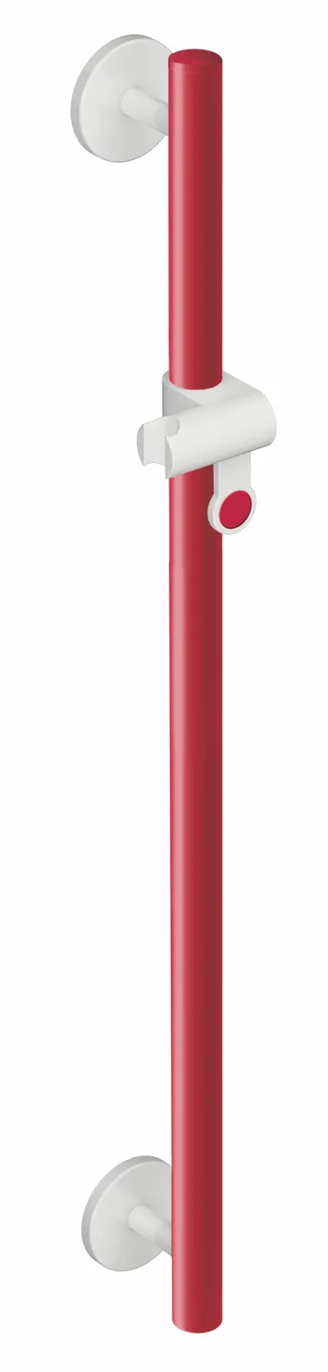 Brausehalterstange „System 800K“ in Rubinrot Brausehalterstange „System 800K“ in Rubinrot