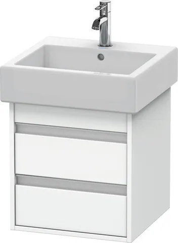 Duravit Waschtischunterschrank wandhängend „Ketho“ 45 × 48 × 44 cm Weiß Matt